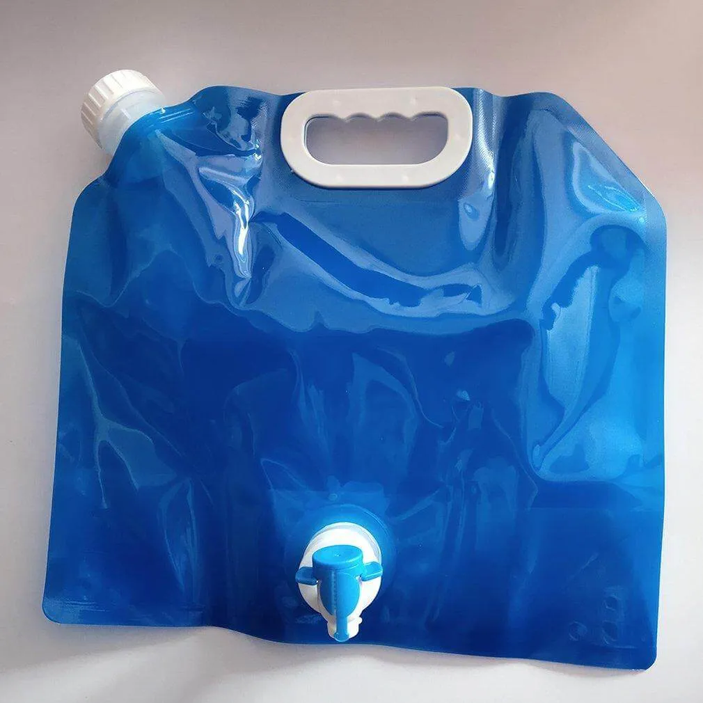 Foldable Outdoor Water Bag With Faucet