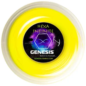 Genesis Hexa Infinite 18 1.18mm Tennis String Reel (Yellow) (200m)