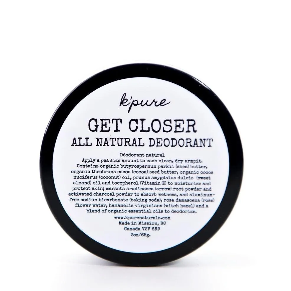 Get Closer All Natural Deodorant
