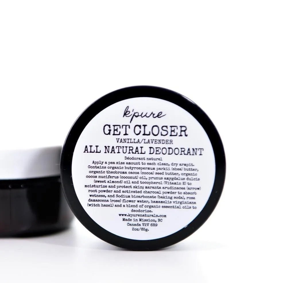 Get Closer All Natural Deodorant