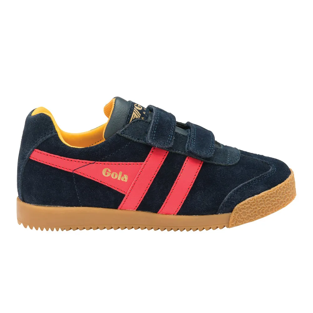 Gola Harrier Velcro Navy/Red/Sun