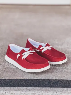 GYPSY JAZZ RED GAME DAY SHOES