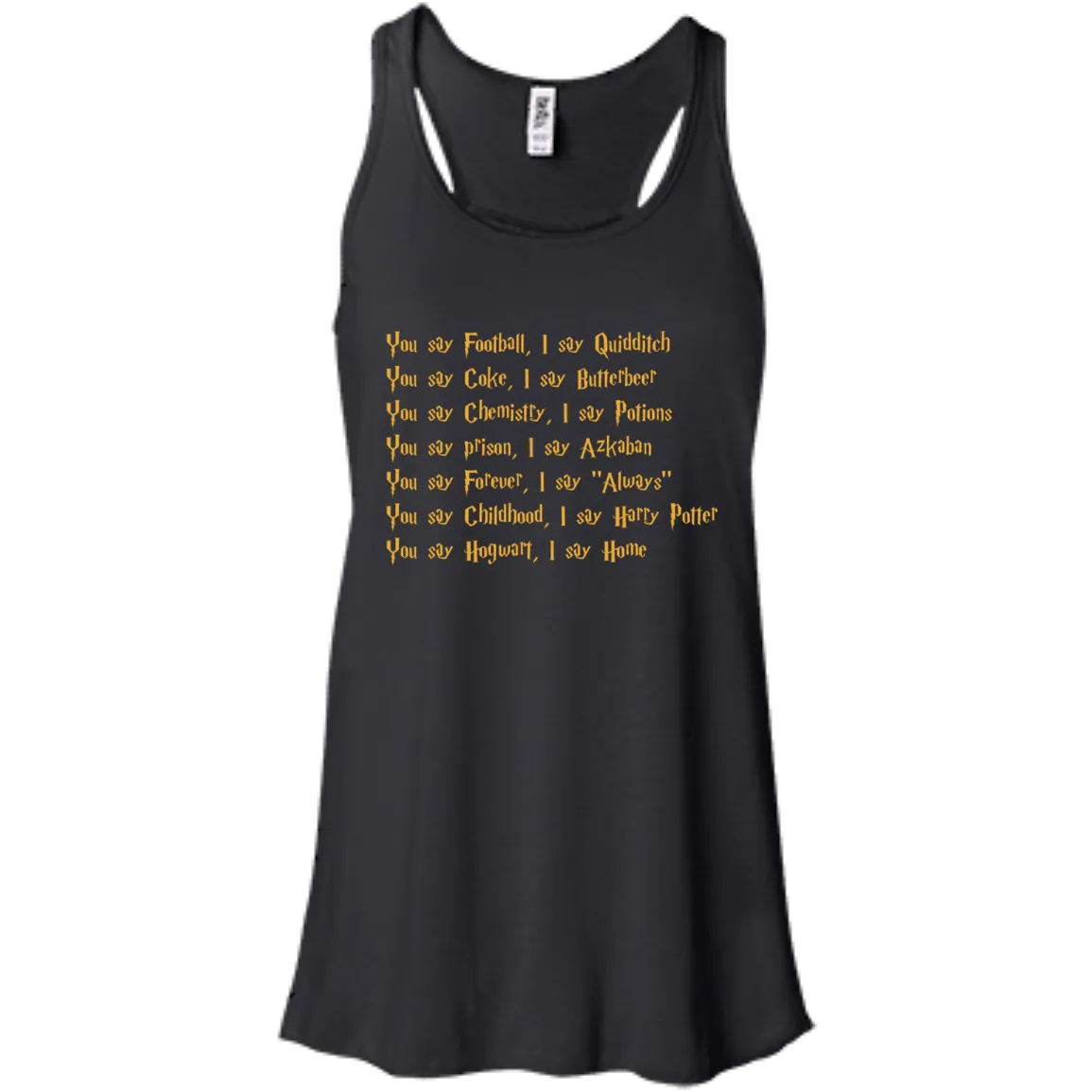Harry Potter: You say Football I say Quidditch shirt