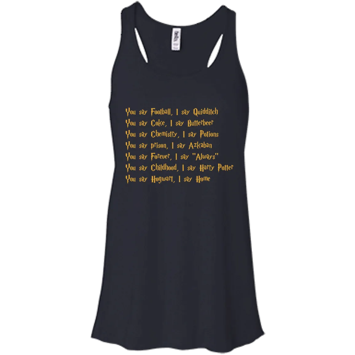 Harry Potter: You say Football I say Quidditch shirt