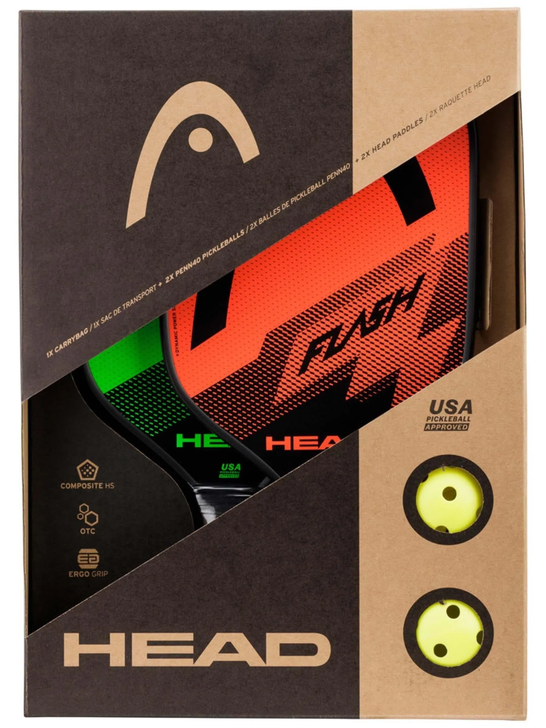 Head Flash Pickleball Pack (USAP Approved)