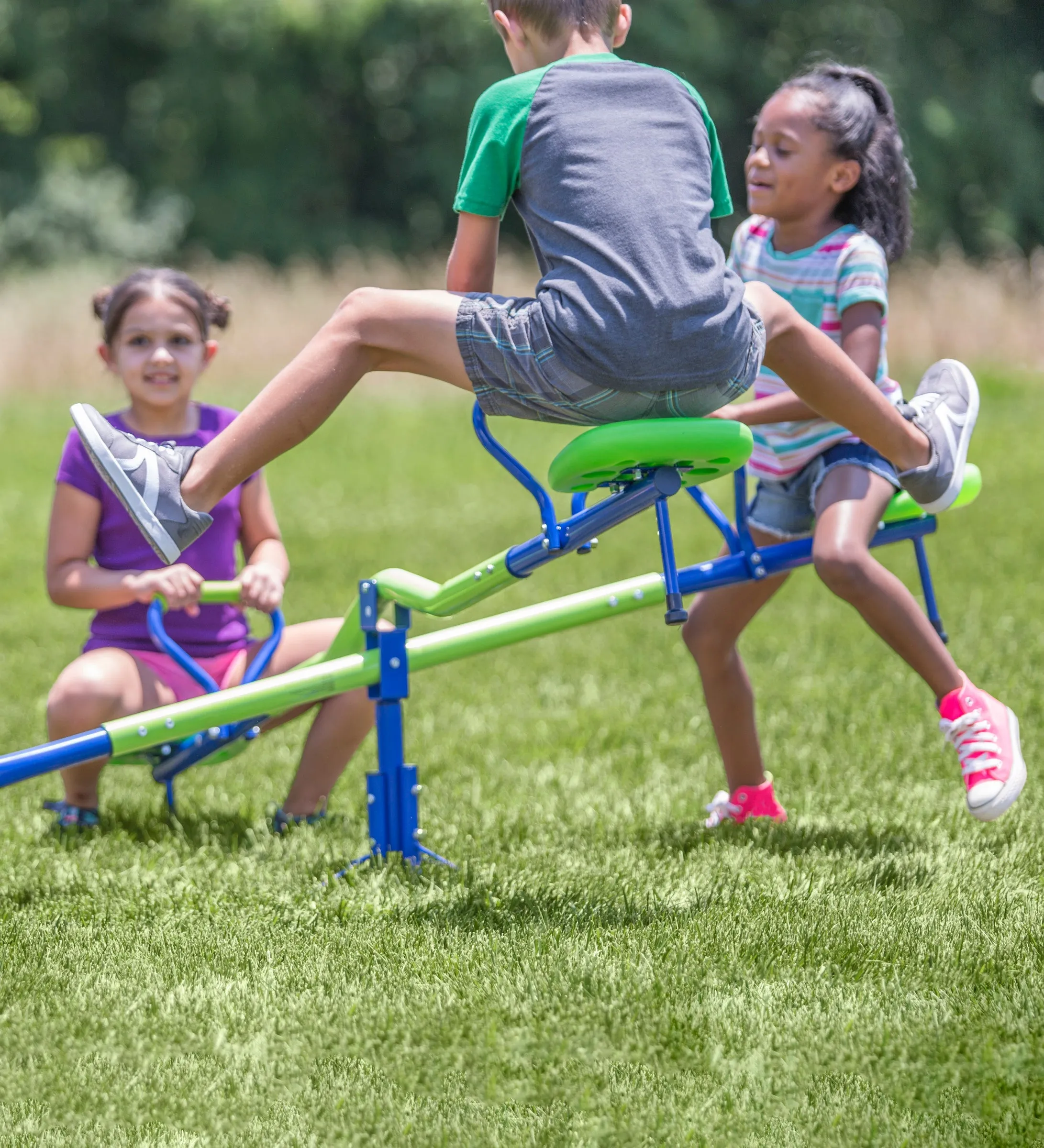 Hearthsong Quad-Seat Teeter Totter