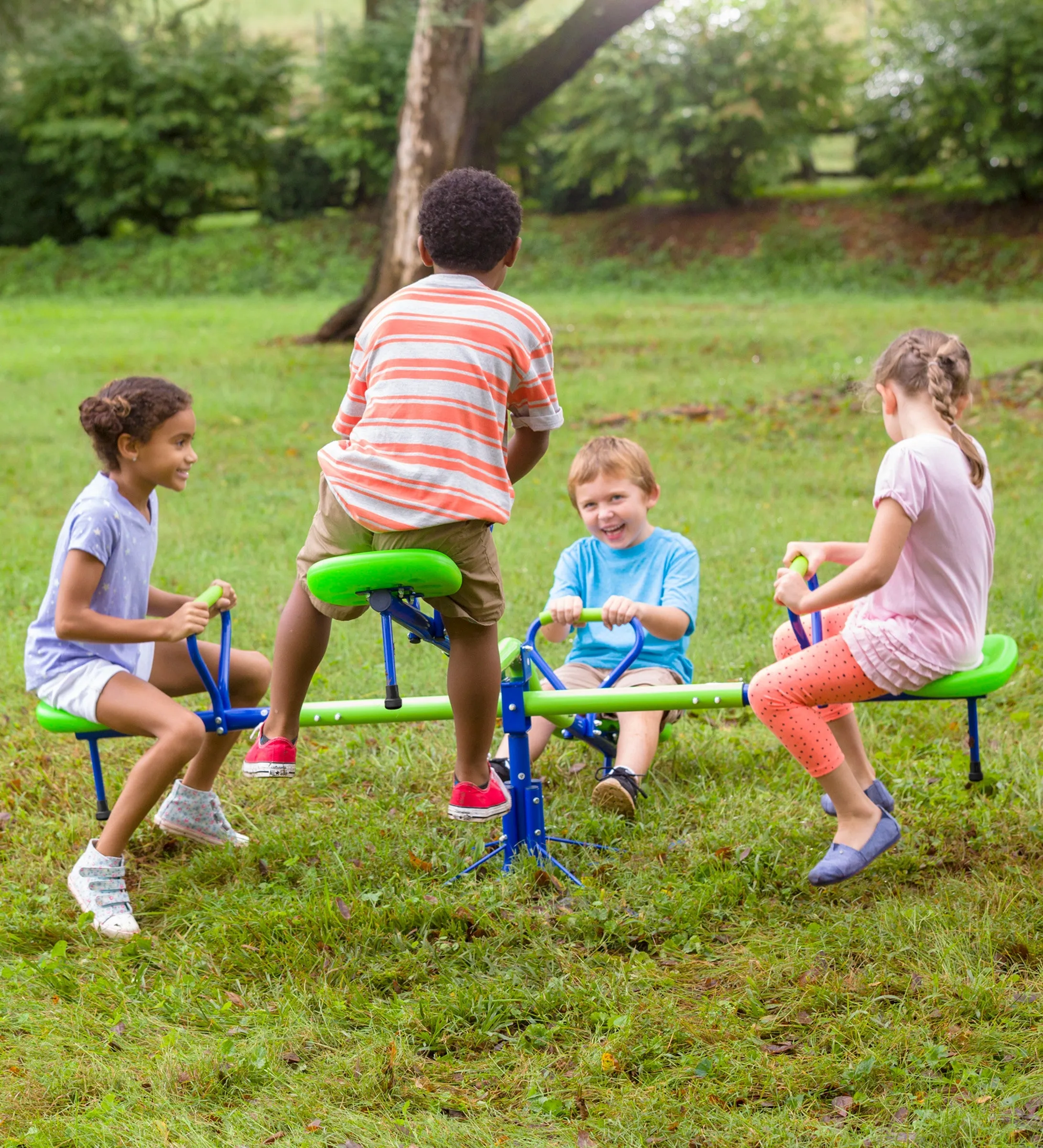Hearthsong Quad-Seat Teeter Totter