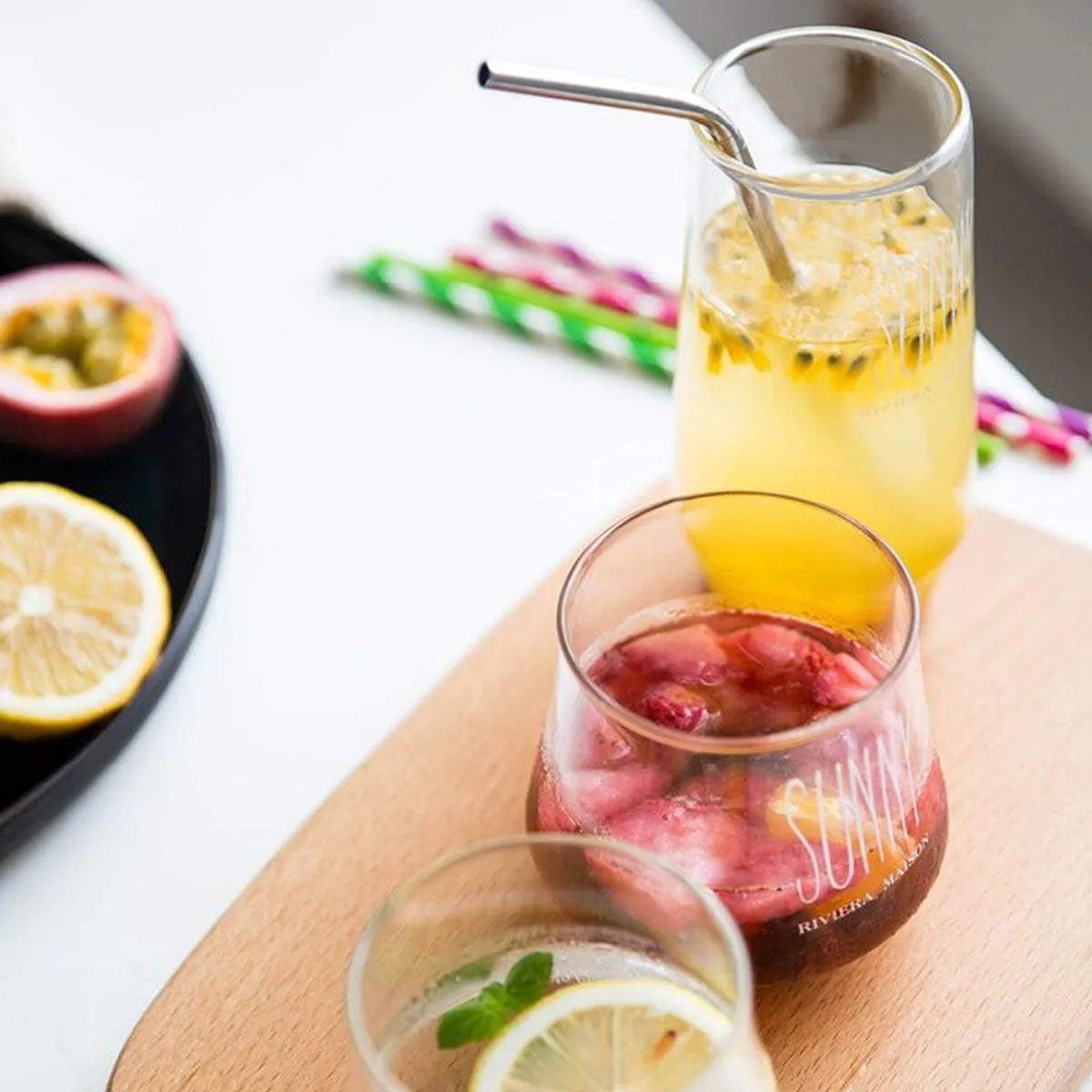 Homlly Keii Stainless Steel Straw (5pcs/set)
