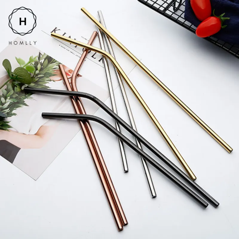 Homlly Keii Stainless Steel Straw (5pcs/set)