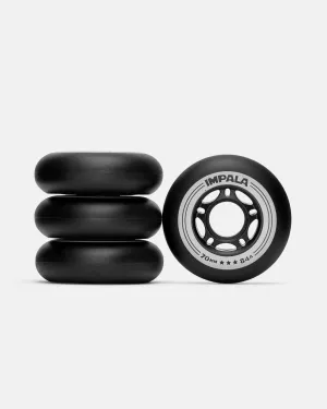 Impala Inline Skate Wheels (4-pack) - Black