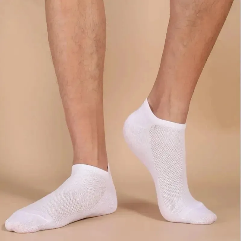 Invisible Non-Slip Boat Socks – 10 Pairs, Breathable & Low-Cut