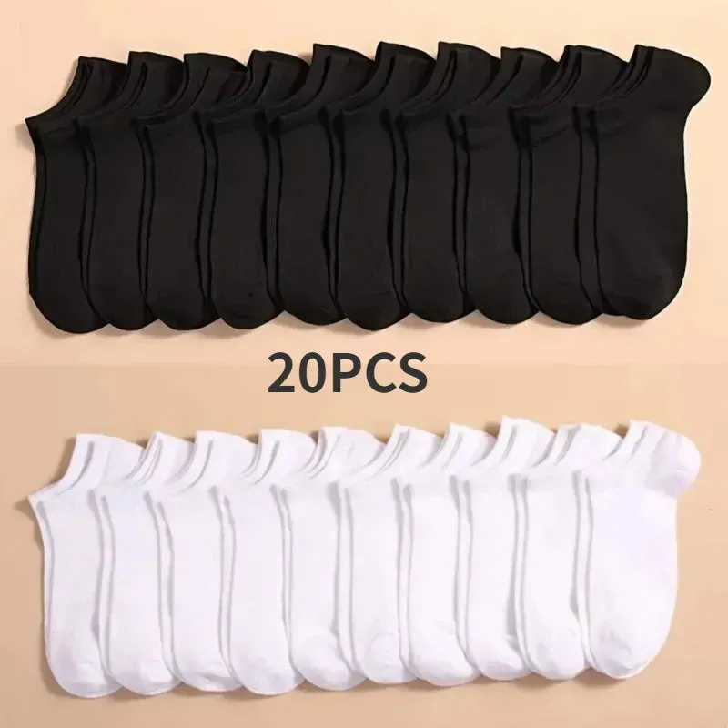 Invisible Non-Slip Boat Socks – 10 Pairs, Breathable & Low-Cut