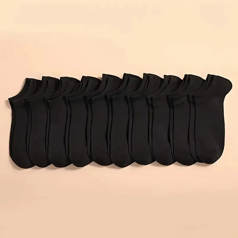 Invisible Non-Slip Boat Socks – 10 Pairs, Breathable & Low-Cut