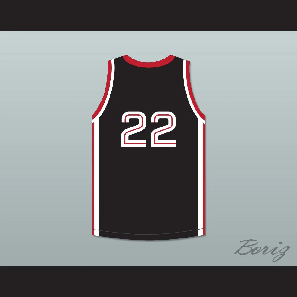 Kawhi Leonard 22 Martin Luther King High School Wolves Black Basketball Jersey 11