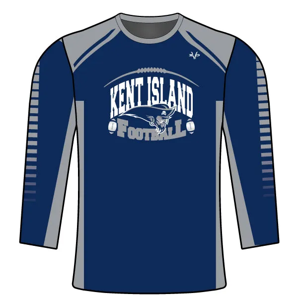 KENT ISLAND FOOTBALL Sublimated Long Sleeve Jersey