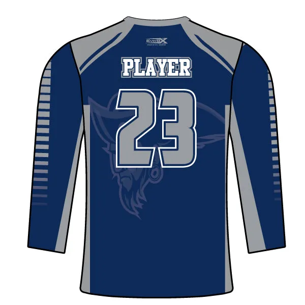 KENT ISLAND FOOTBALL Sublimated Long Sleeve Jersey