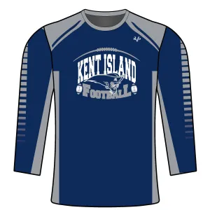 KENT ISLAND FOOTBALL Sublimated Long Sleeve Jersey