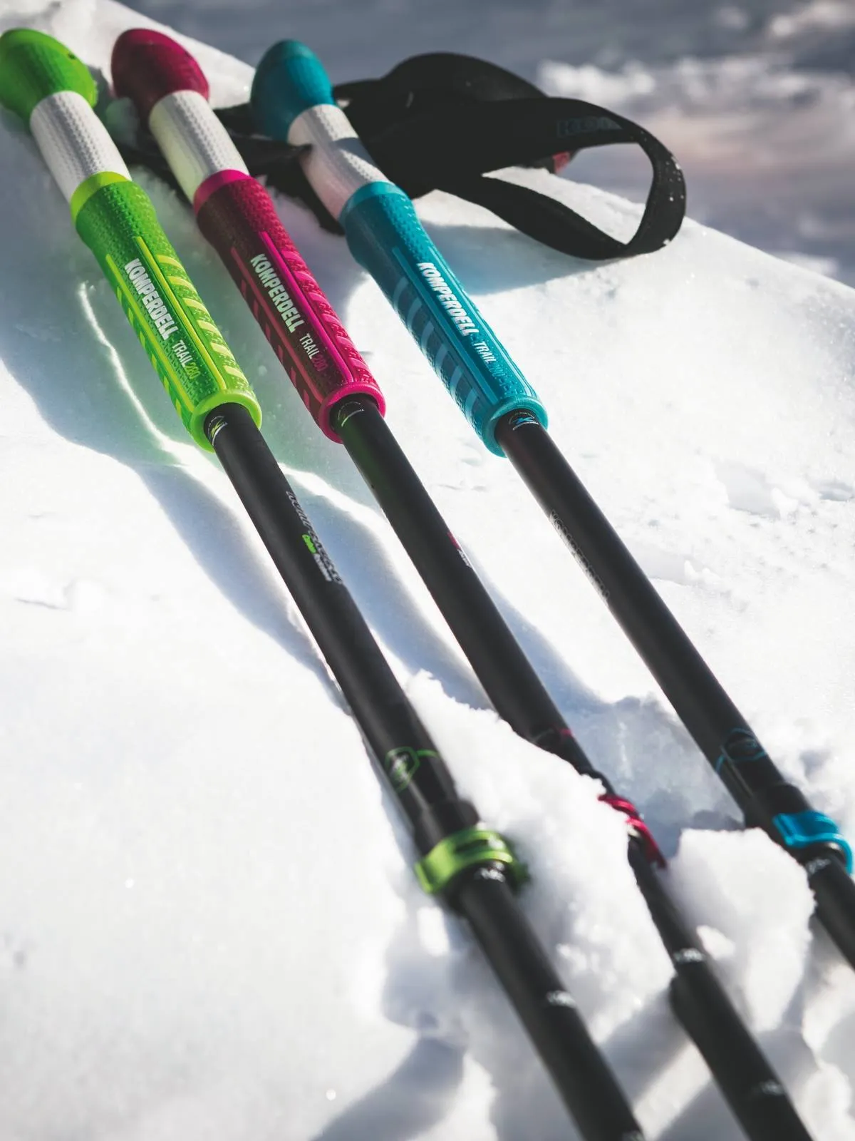 Kije skitourowe KOMPERDELL Carbon C.7 Ascent green