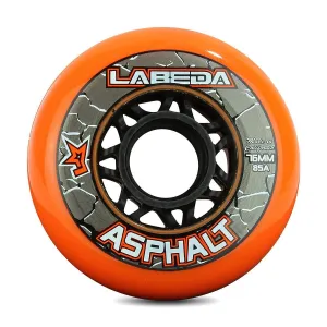 Labeda Gripper Asphalt Roller Hockey Wheels - Orange (85A)