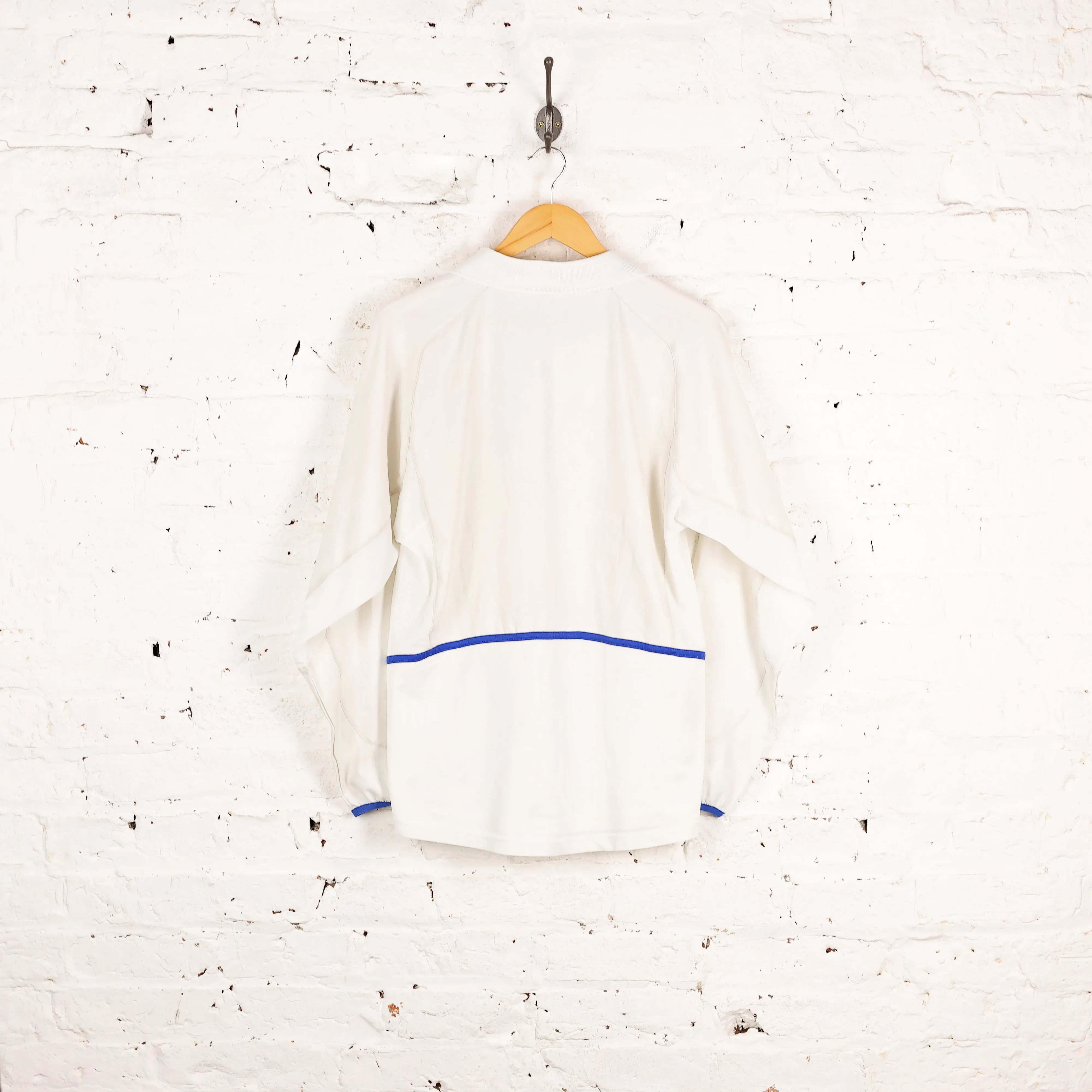 Leeds United 2002 Nike Long Sleeve Football Shirt - White - S