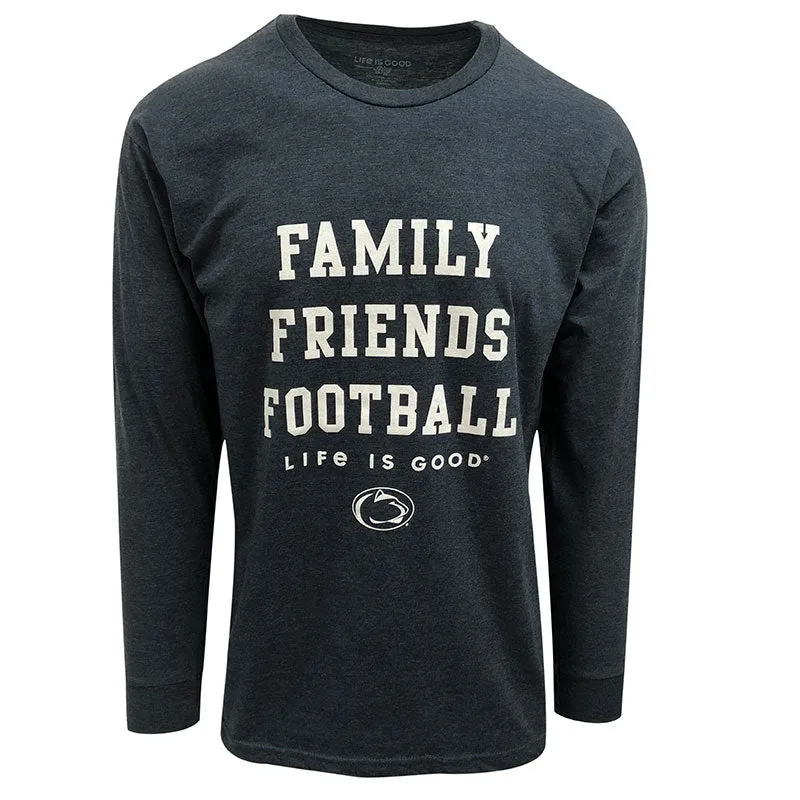 Life Is Good Football Long Sleeve T-Shirt