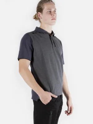 Lifestyle Polo Mens Charcoal