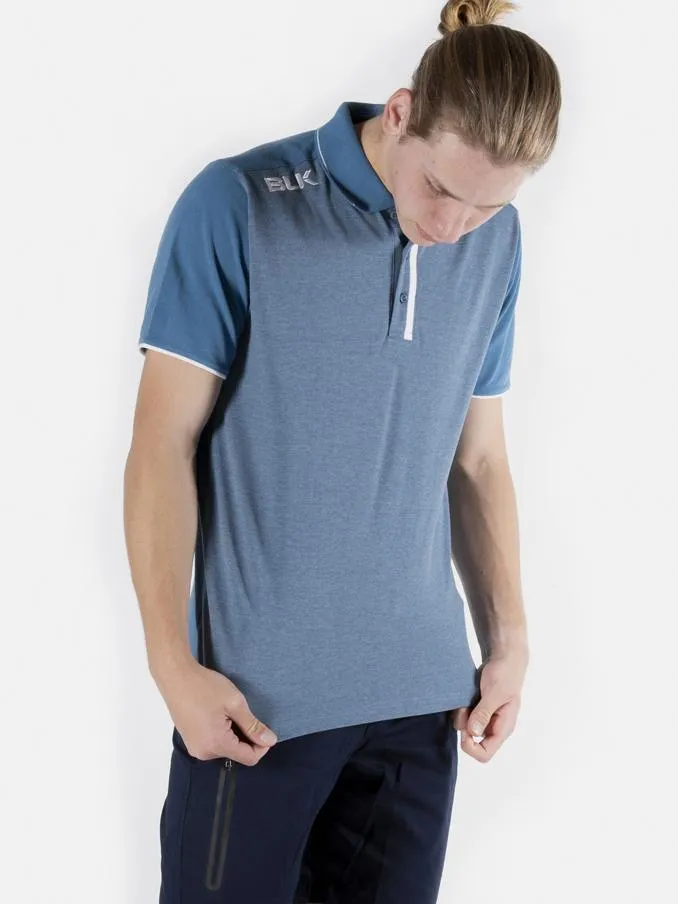 Lifestyle Polo Mens Denim Blue