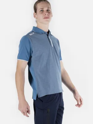 Lifestyle Polo Mens Denim Blue
