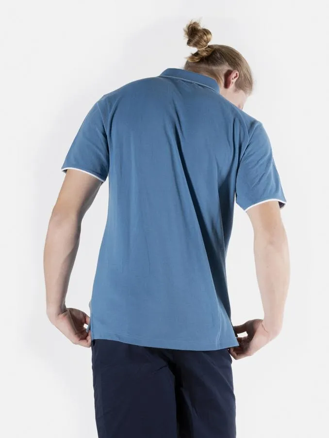 Lifestyle Polo Mens Denim Blue