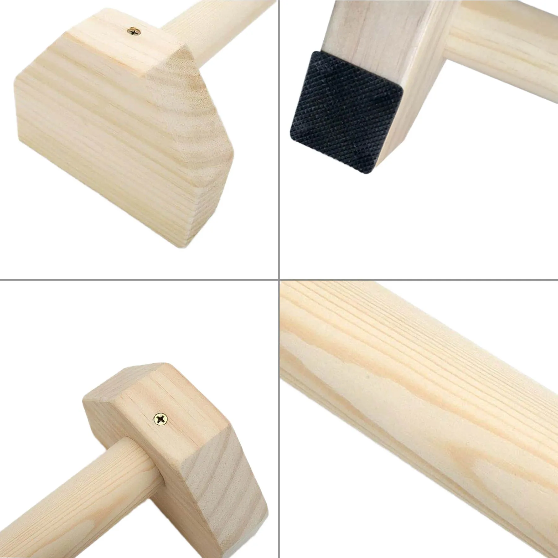 Low Parallettes (Mini-Barren) Kiefernholz - 40 cm