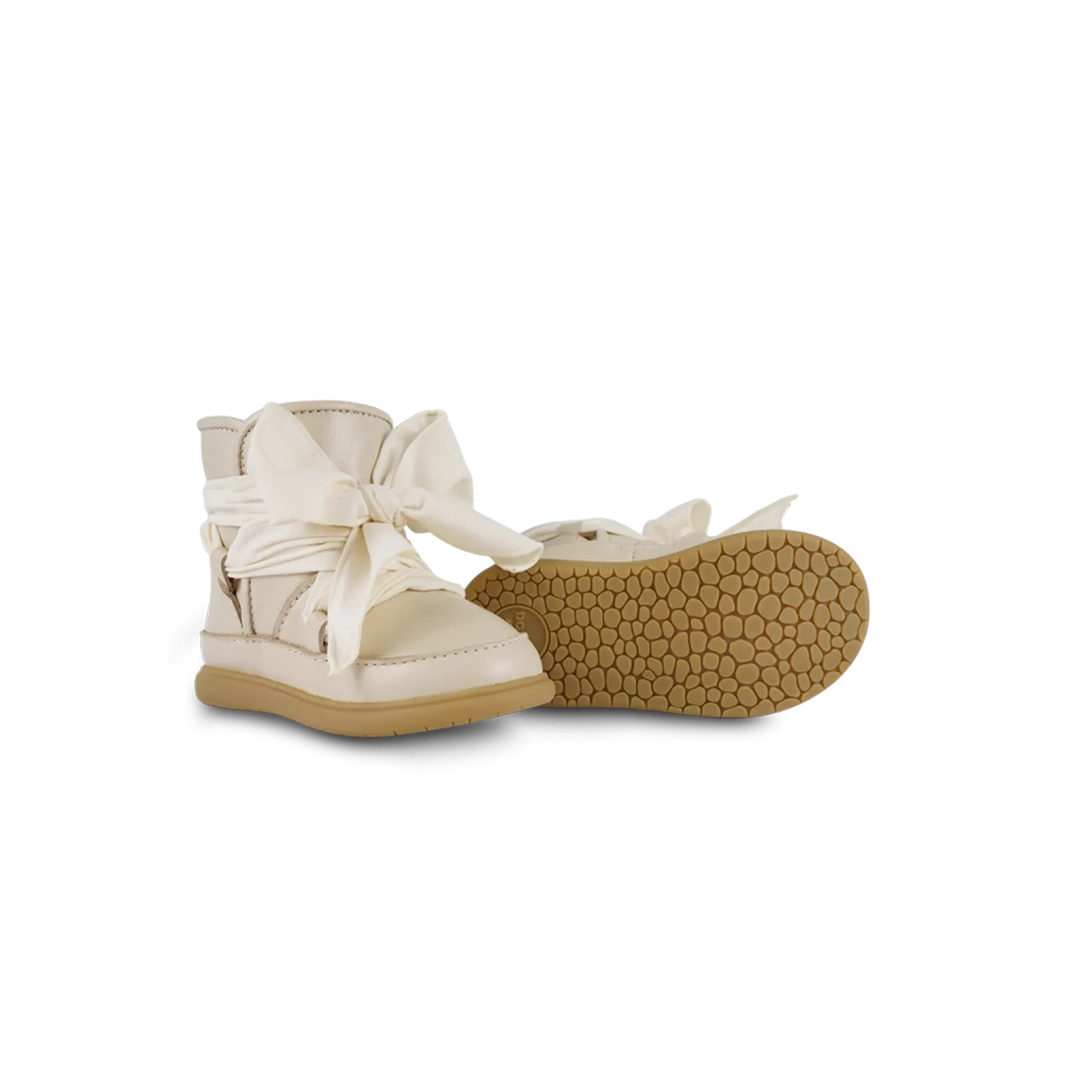 Maudi Shoes | Cream Leather