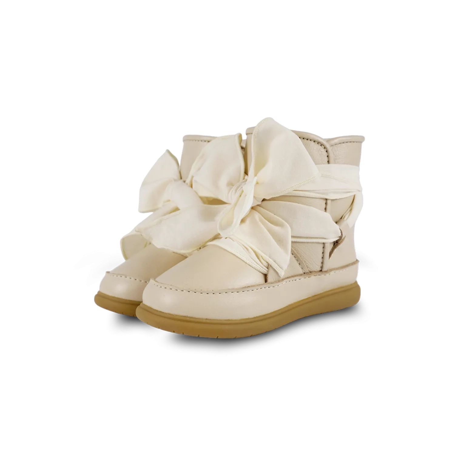 Maudi Shoes | Cream Leather