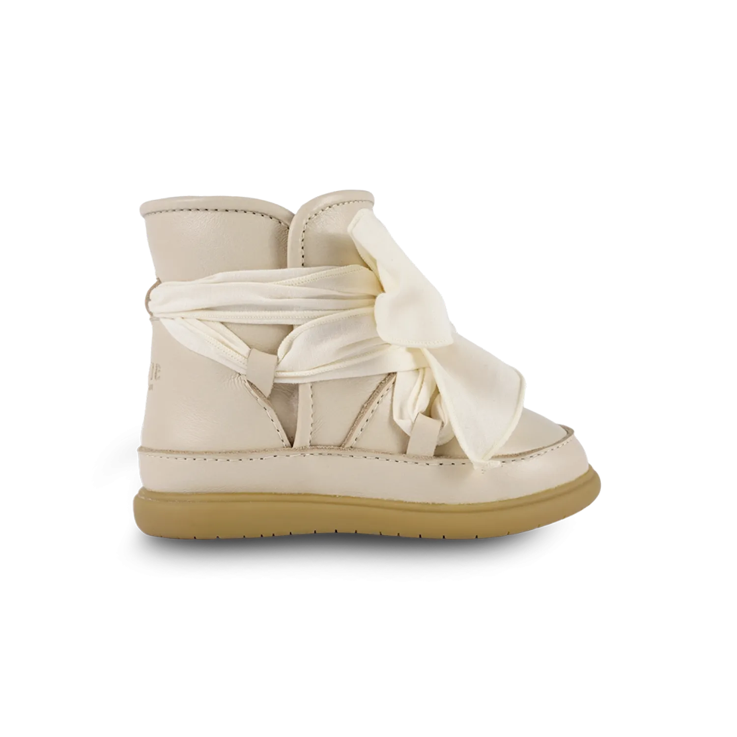 Maudi Shoes | Cream Leather