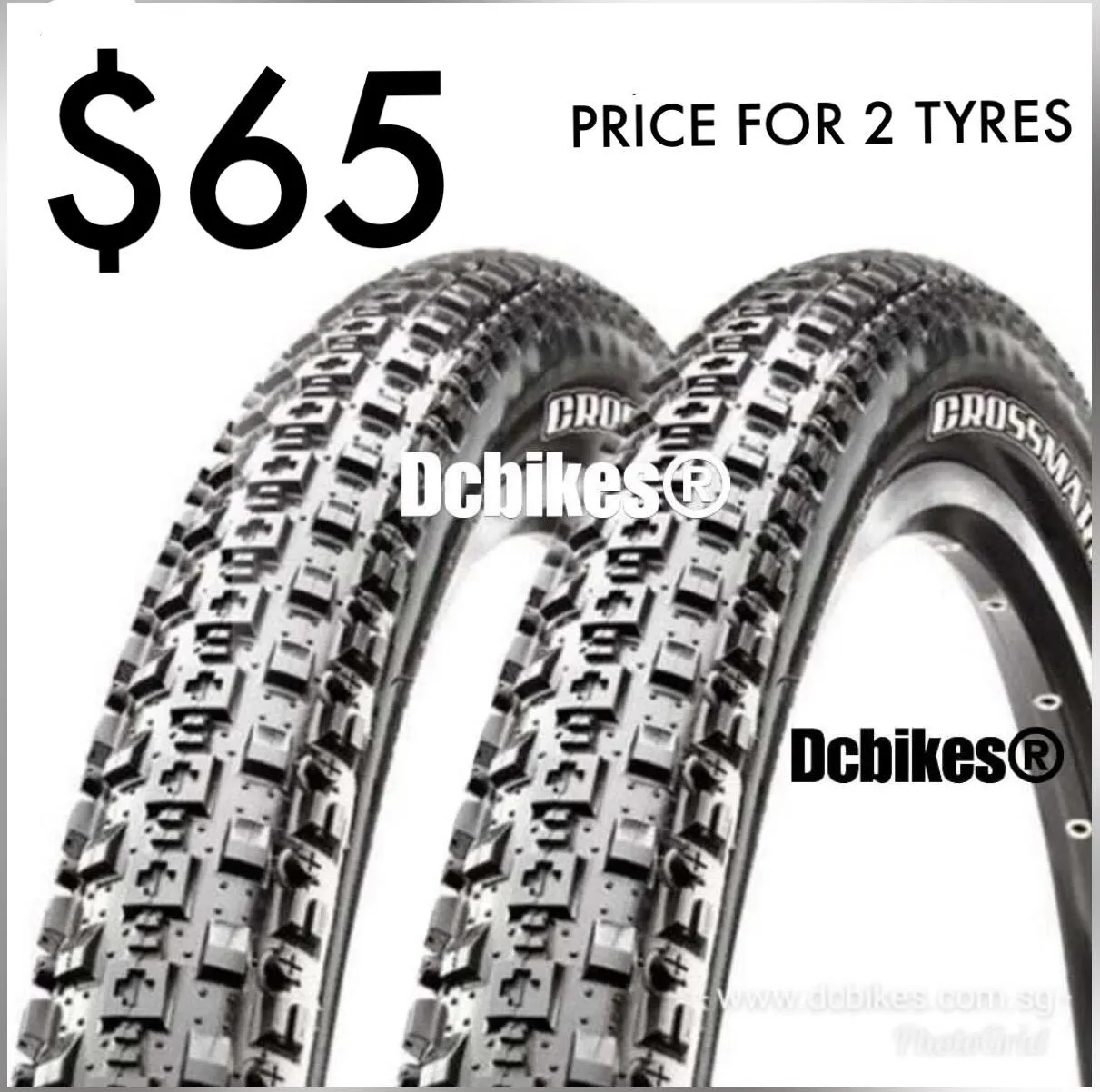 Maxxis 26''| 27.5''| 29'' Crossmark Series Wired Tyres (2 Tires)