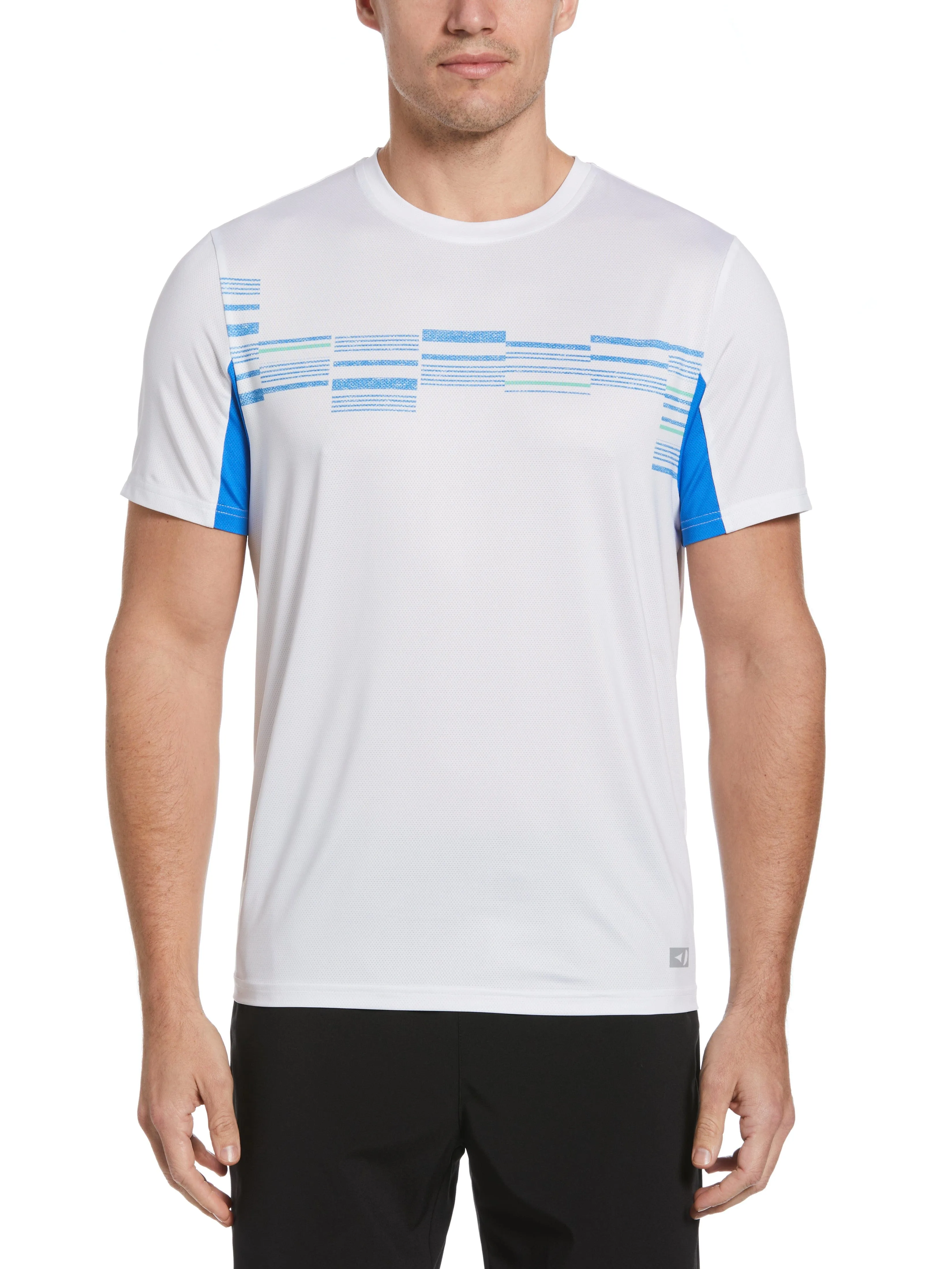 Men's Broken Chest Print Tennis Tee