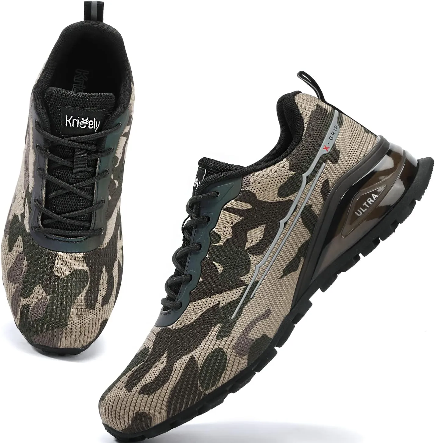 Men's Fashion Sneakers Lightweight Breathable Walking Shoes Tennis Cross Training Shoe Non Slip Trail Running Shoes