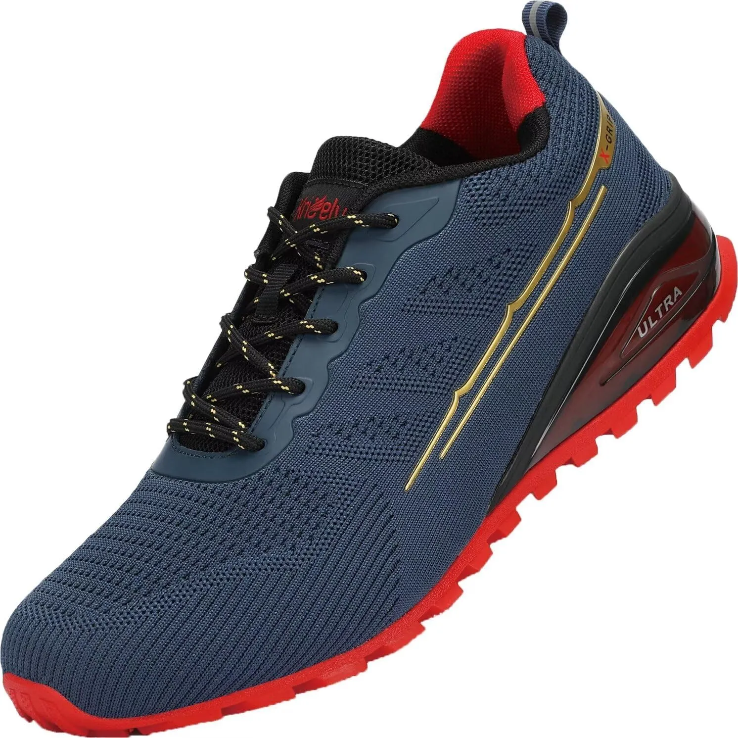 Men's Fashion Sneakers Lightweight Breathable Walking Shoes Tennis Cross Training Shoe Non Slip Trail Running Shoes