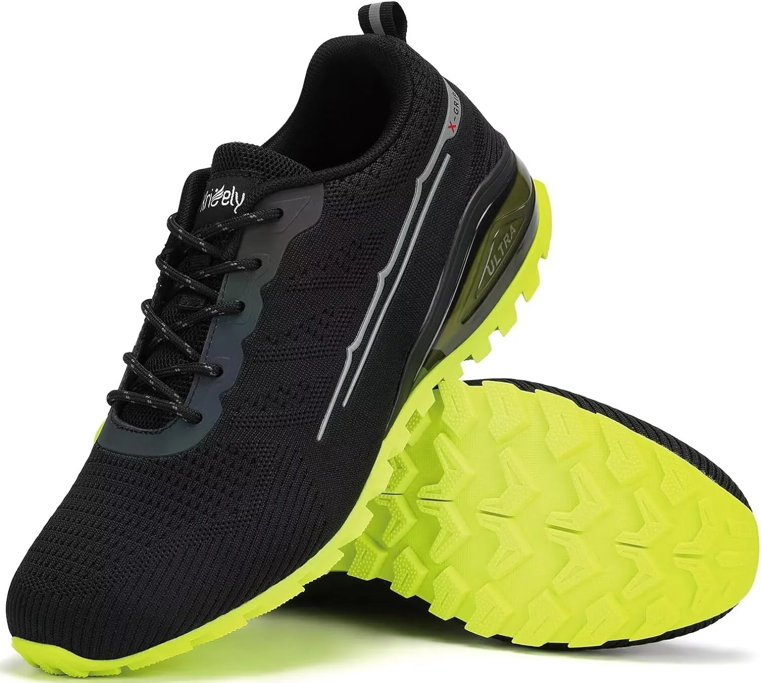 Men's Fashion Sneakers Lightweight Breathable Walking Shoes Tennis Cross Training Shoe Non Slip Trail Running Shoes