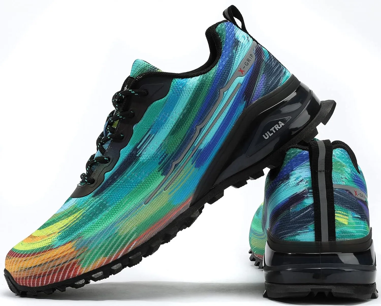 Men's Fashion Sneakers Lightweight Breathable Walking Shoes Tennis Cross Training Shoe Non Slip Trail Running Shoes