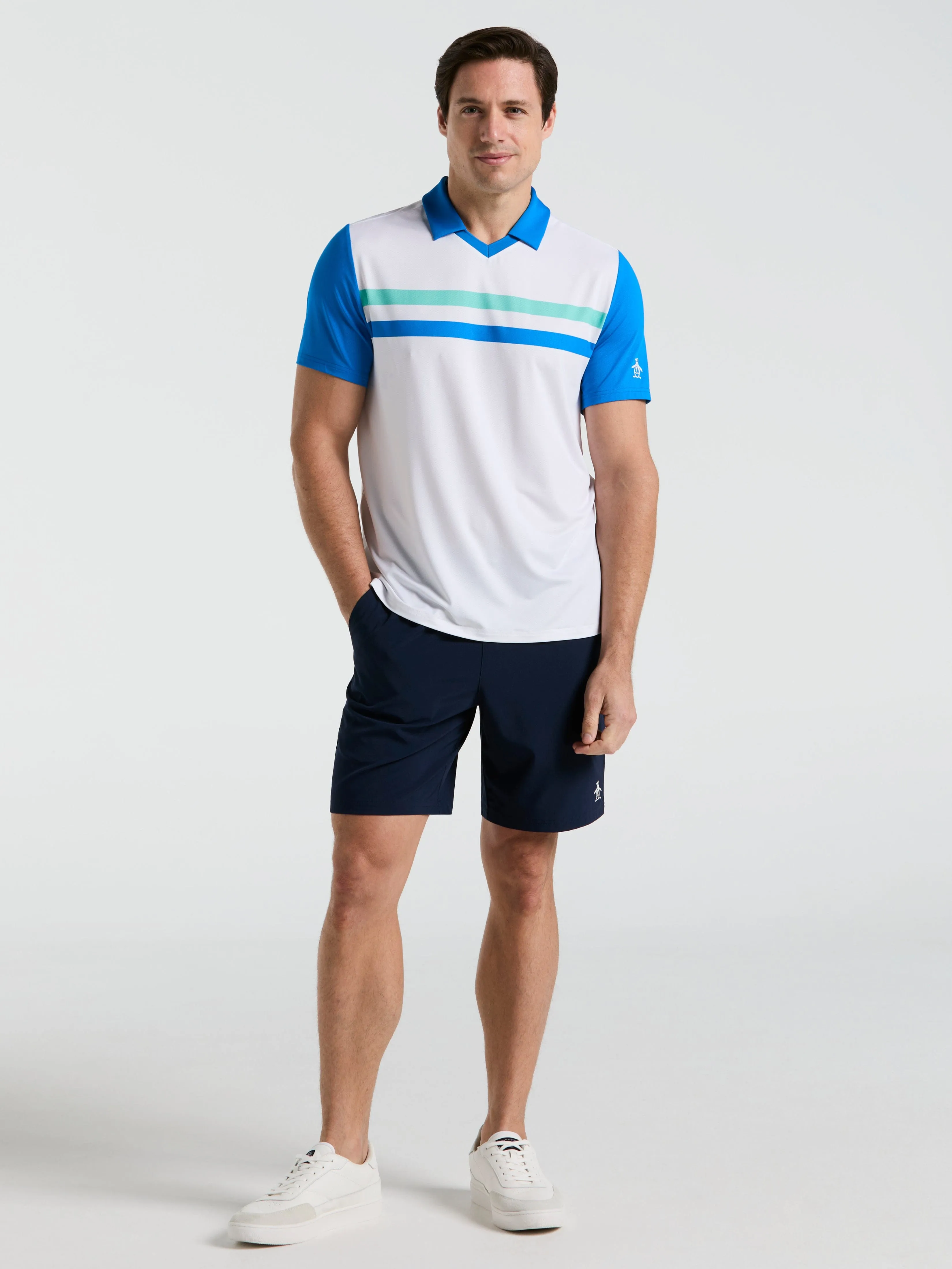 Men's Performance Heritage Blocked Tennis Tee