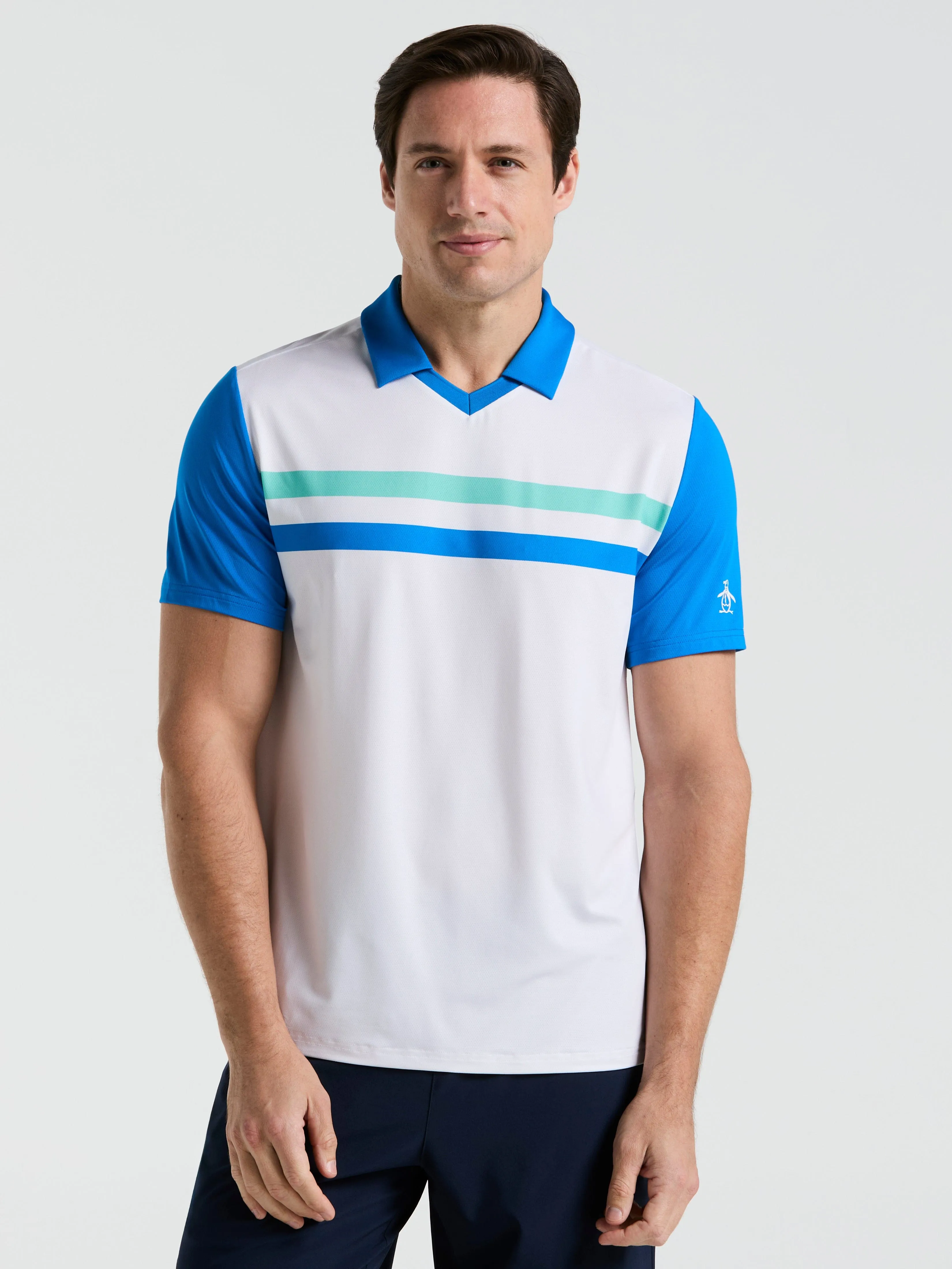 Men's Performance Heritage Blocked Tennis Tee