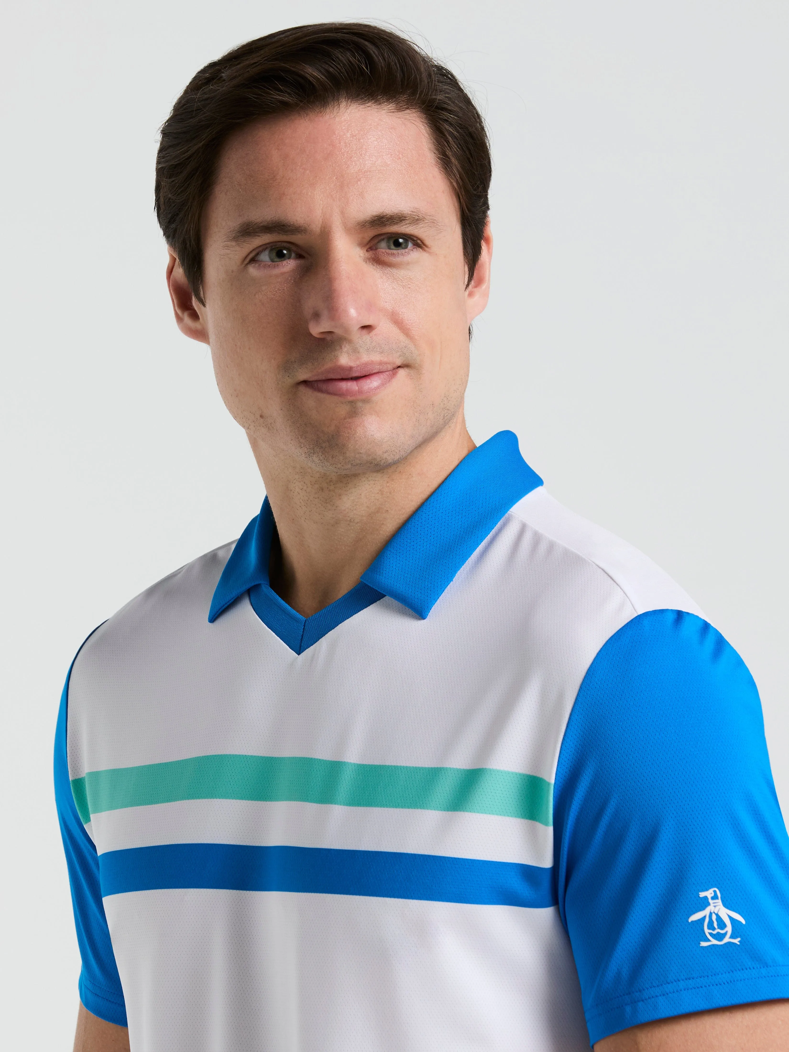 Men's Performance Heritage Blocked Tennis Tee