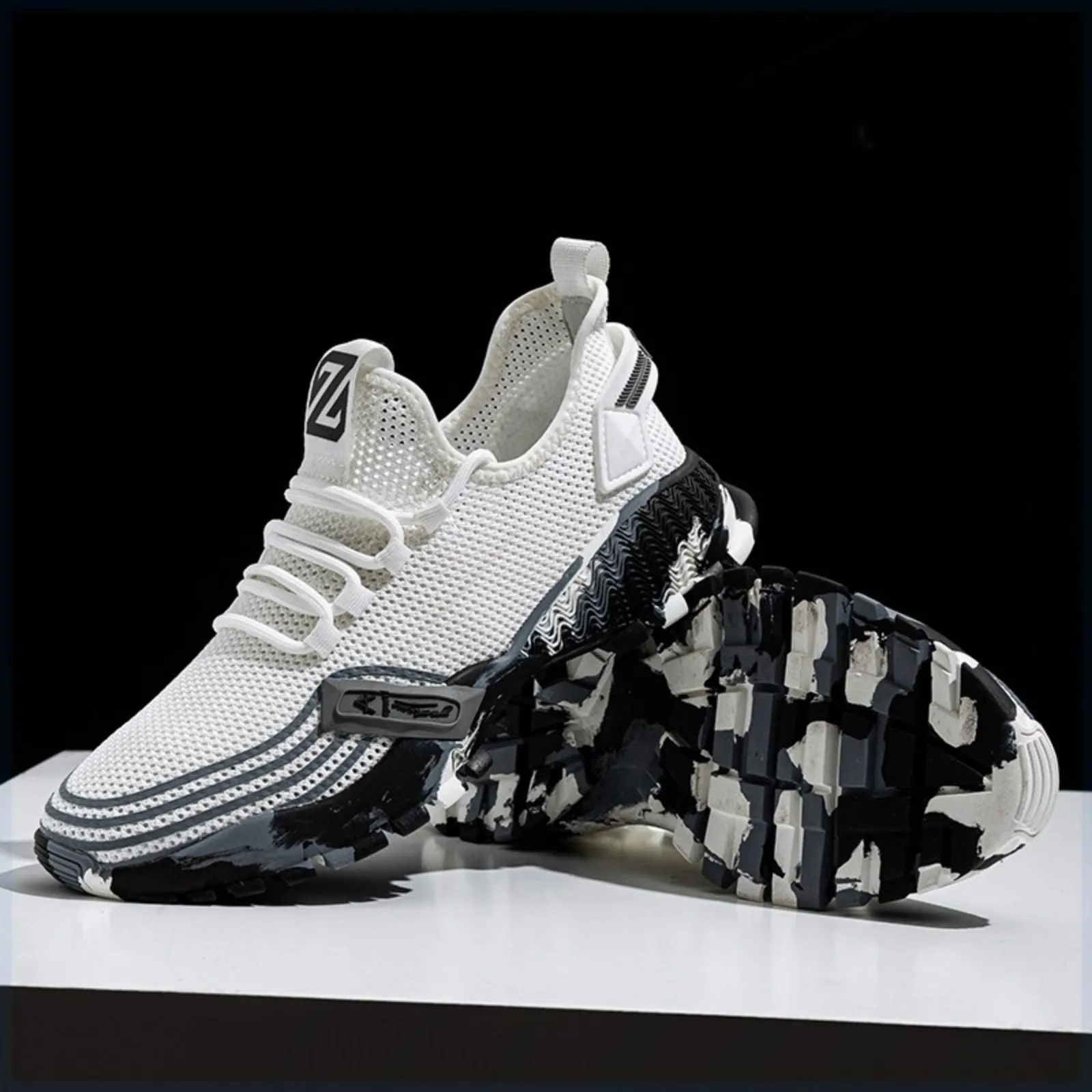 Men's Summer Sandals Running Casual Shoes Outdoor Athletic Jogging Sports Tennis Sneakers Gym Non-slip Breathable Shoes
