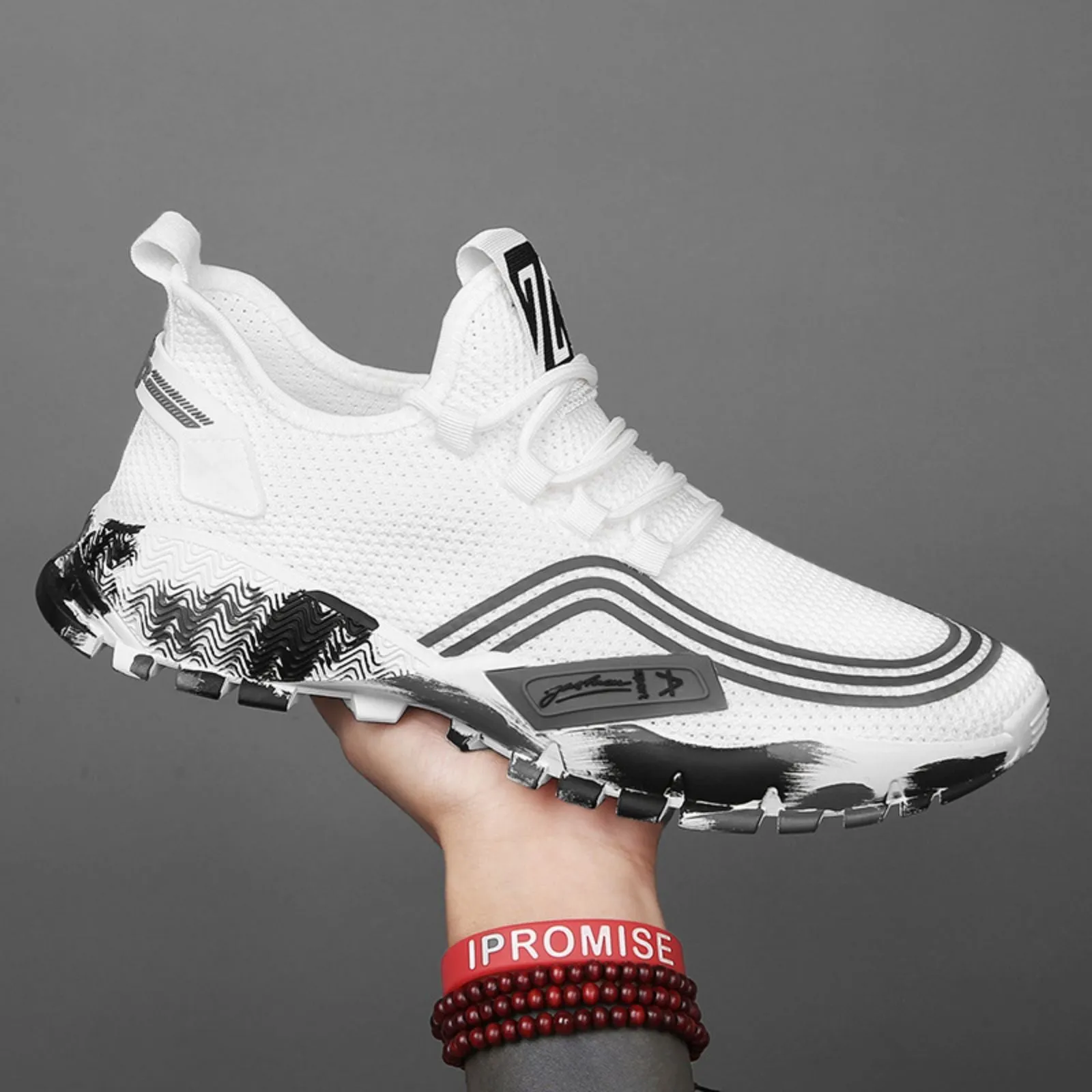Men's Summer Sandals Running Casual Shoes Outdoor Athletic Jogging Sports Tennis Sneakers Gym Non-slip Breathable Shoes