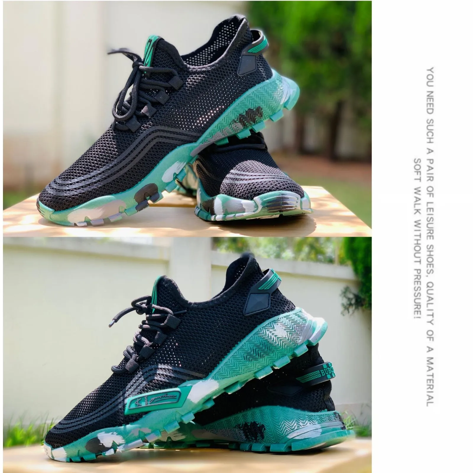 Men's Summer Sandals Running Casual Shoes Outdoor Athletic Jogging Sports Tennis Sneakers Gym Non-slip Breathable Shoes