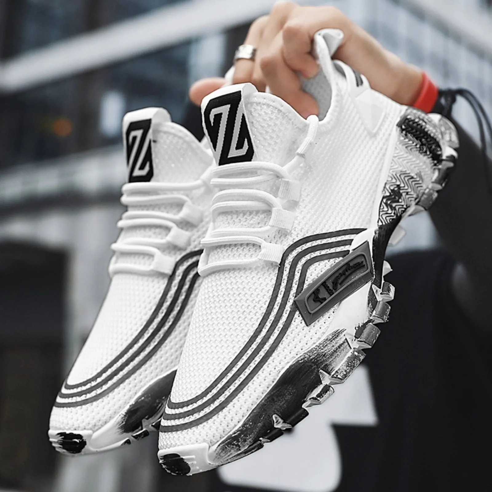 Men's Summer Sandals Running Casual Shoes Outdoor Athletic Jogging Sports Tennis Sneakers Gym Non-slip Breathable Shoes