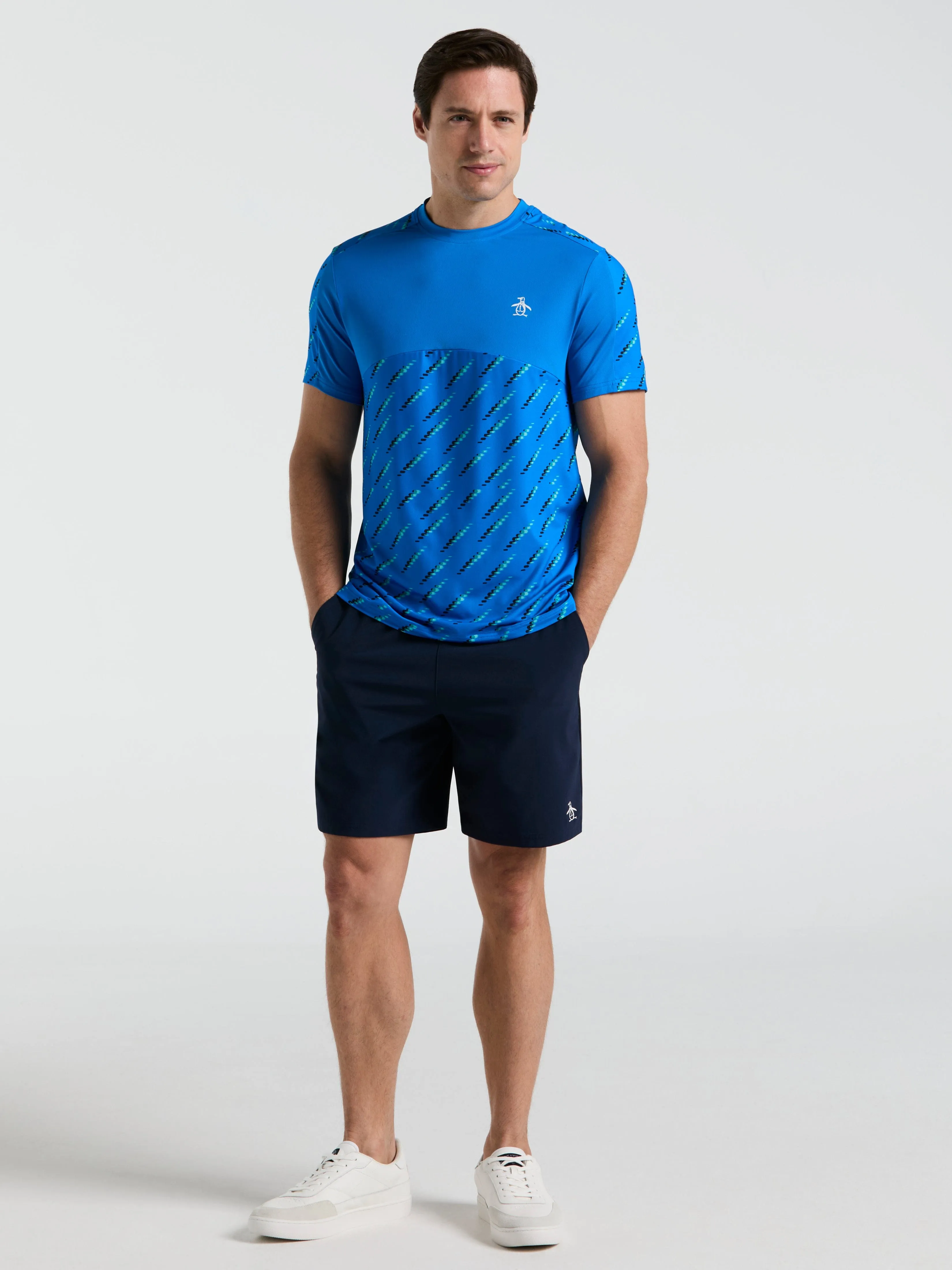 Men's Tennis Performance Ball Block Tee