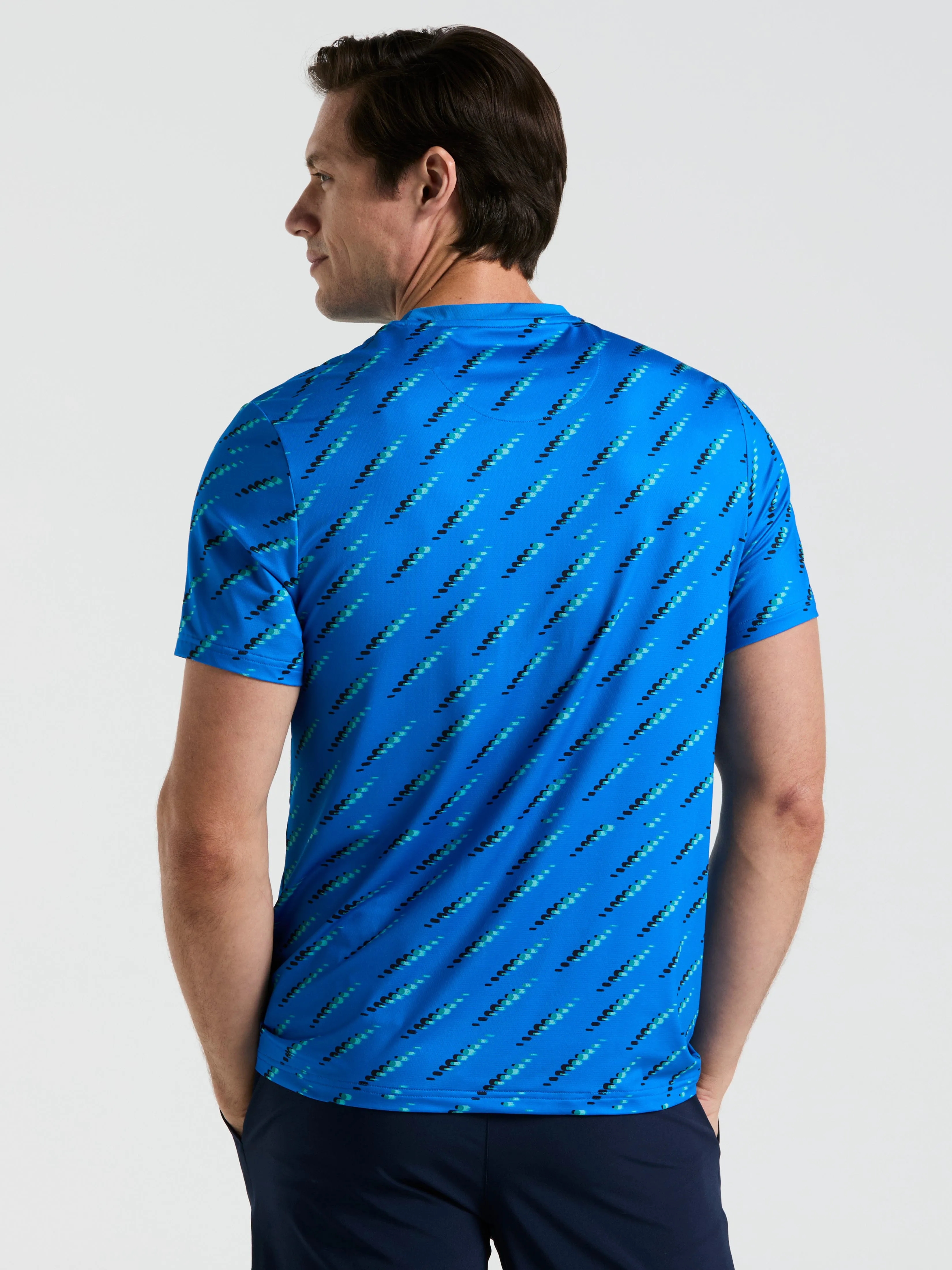 Men's Tennis Performance Ball Block Tee