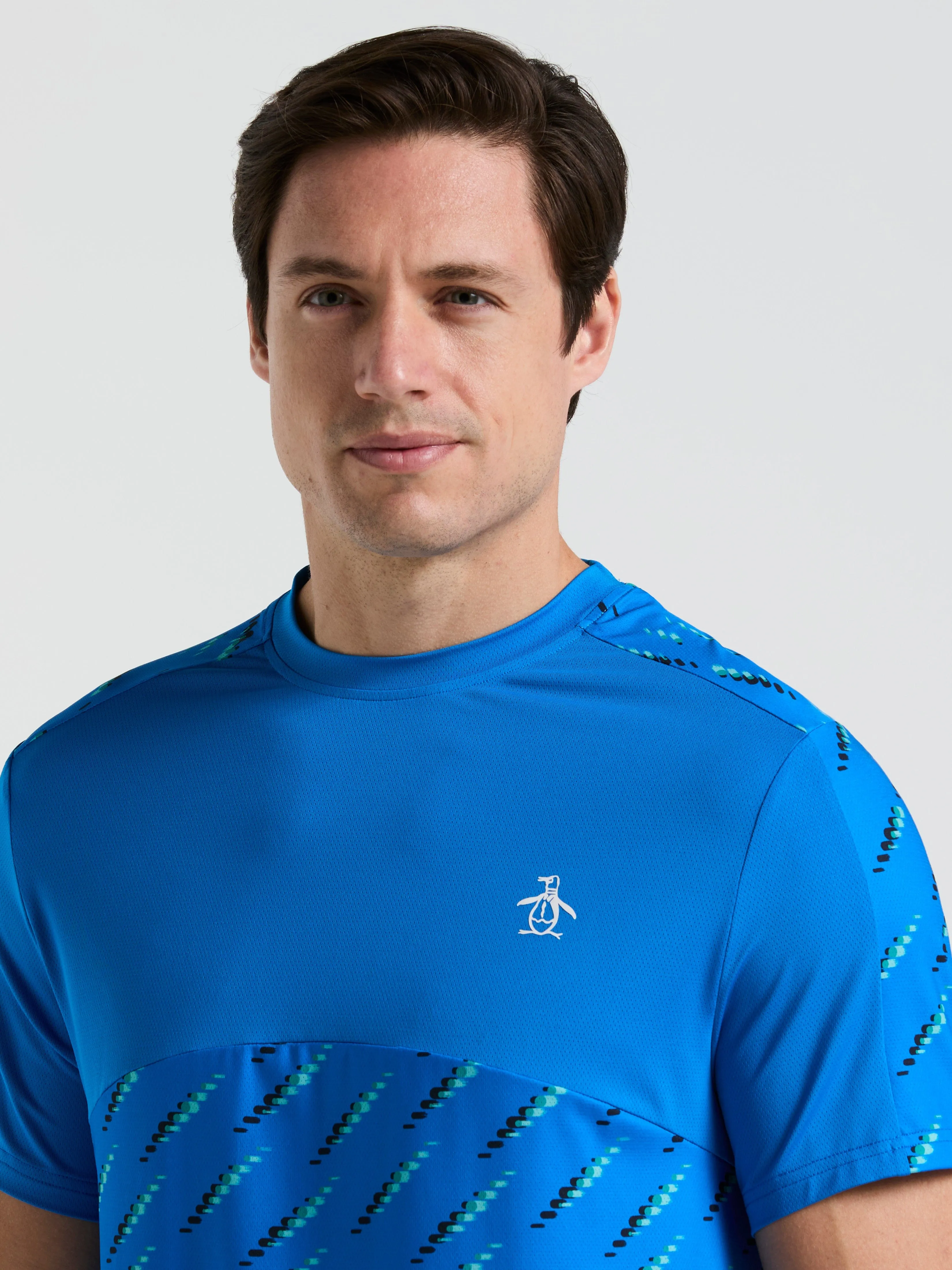 Men's Tennis Performance Ball Block Tee