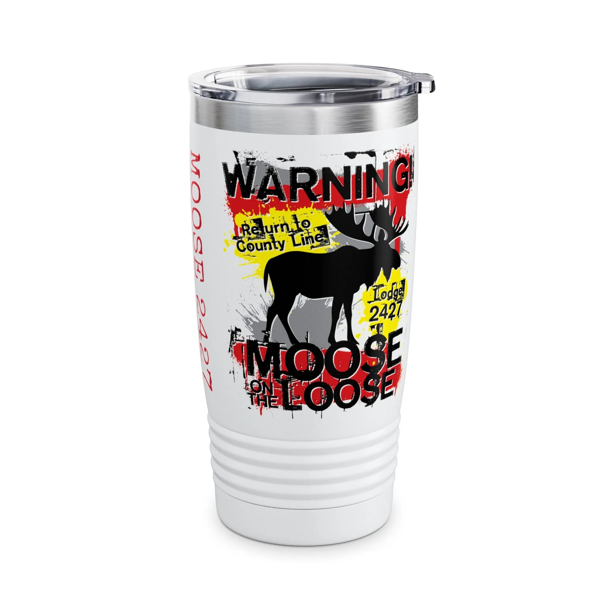 Moose Lodge 2427 - Loose Moose - Ringneck Tumbler, 20oz